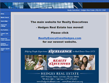 Tablet Screenshot of hedgesrealestate.com